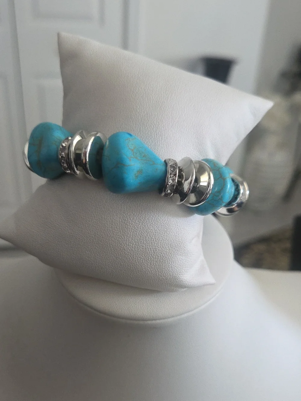 Paparazzi Stone Age Stunner Blue Bracelet NWT